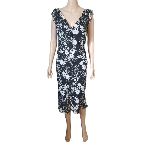 Vintage Smart Set Floral Midi Dress - Picture 2 of 8